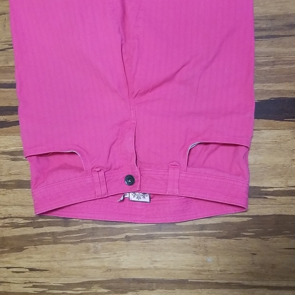 Juicy Couture hot pink cropped low rise pants sz 8 - Picture 3 of 6
